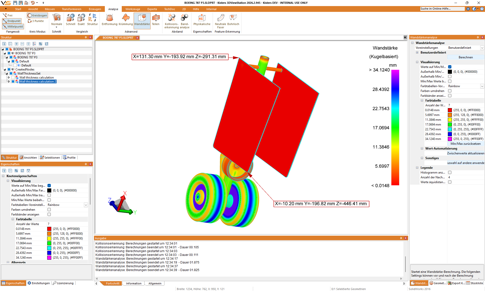 Automatic collision checks KISTERS 3DViewStation