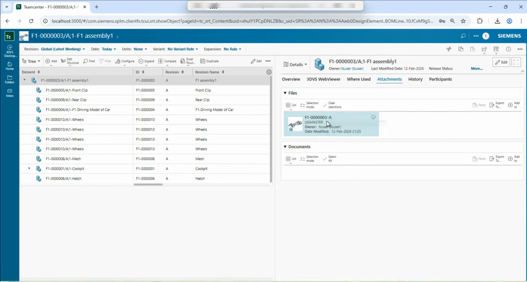 Siemens Teamcenter Engineering with 3DViewStation Desktop