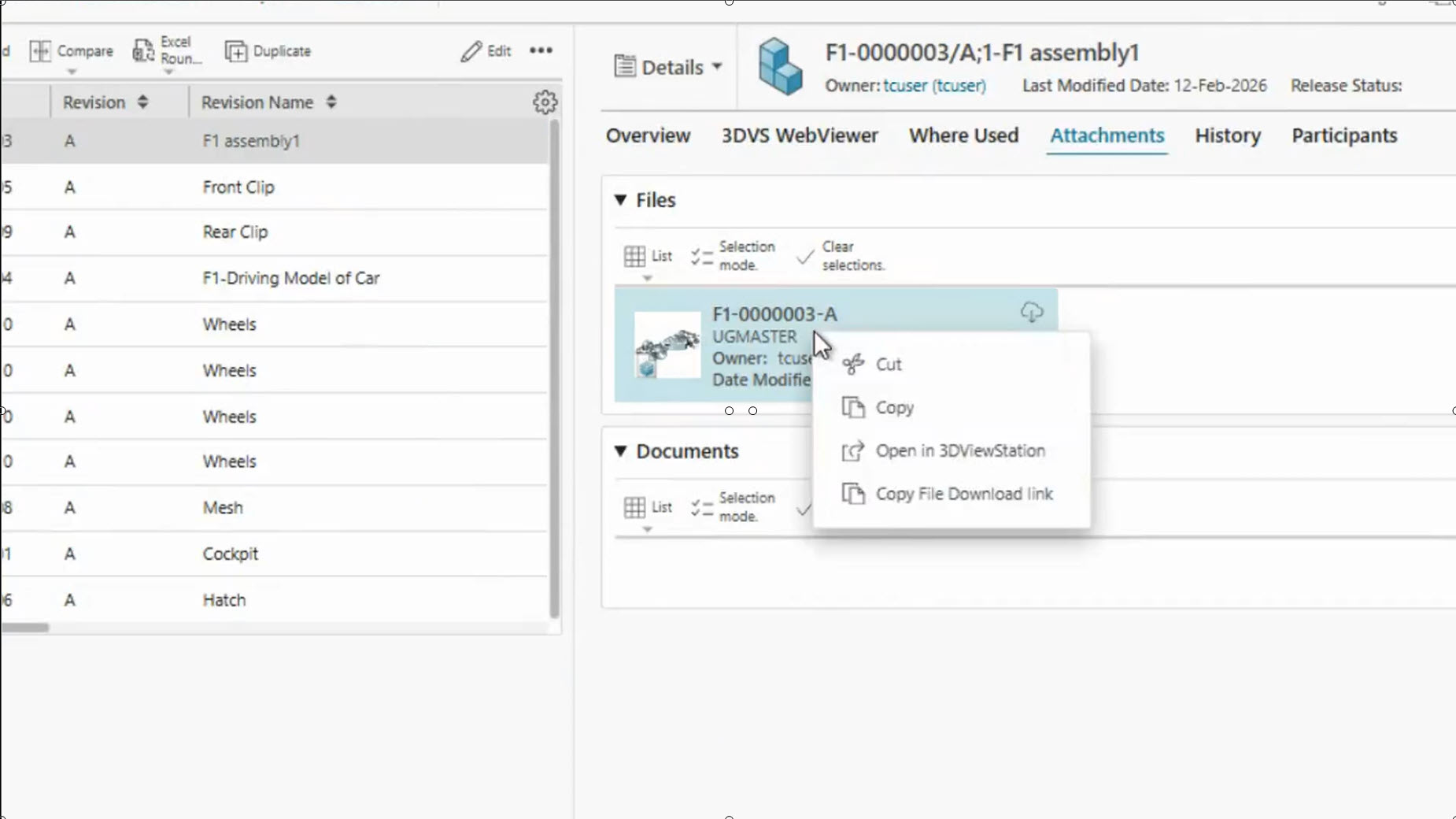 Siemens Teamcenter Engineering with 3DViewStation Desktop