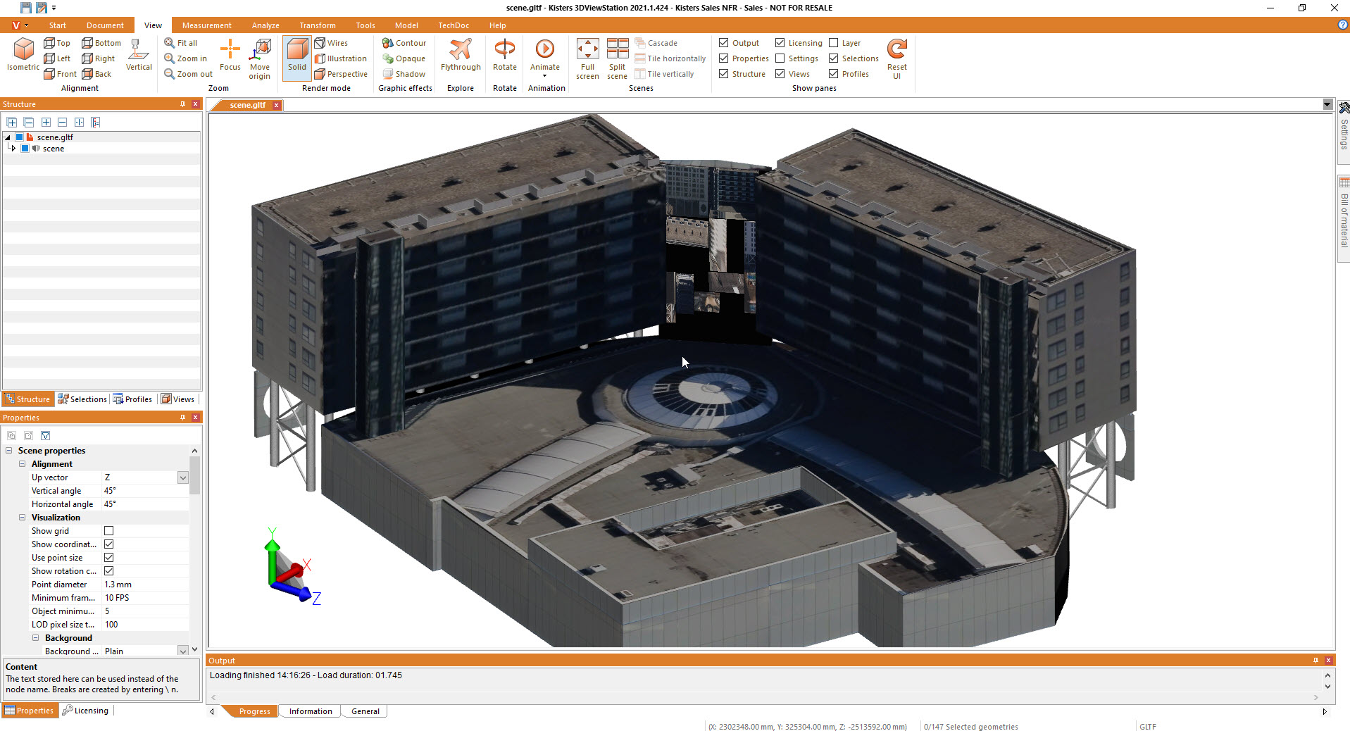 gltf viewer building sketchfab