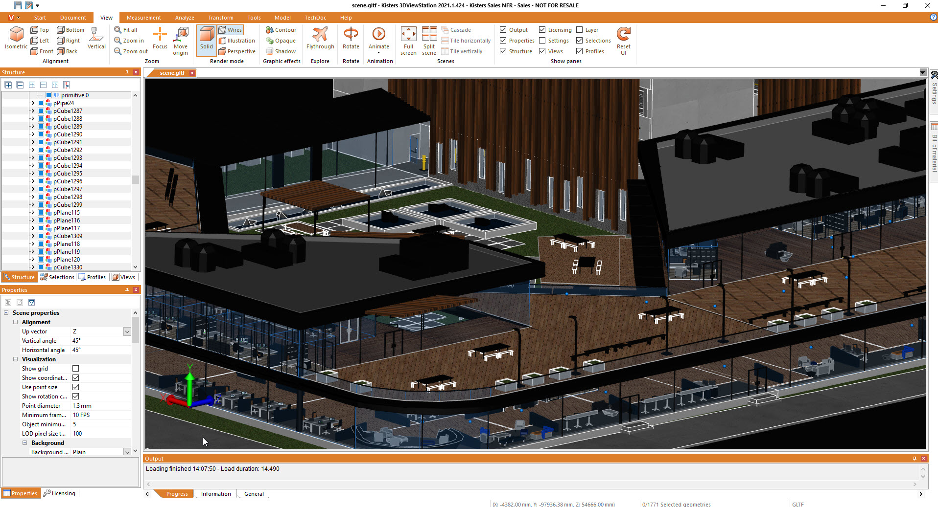 gltf viewer building