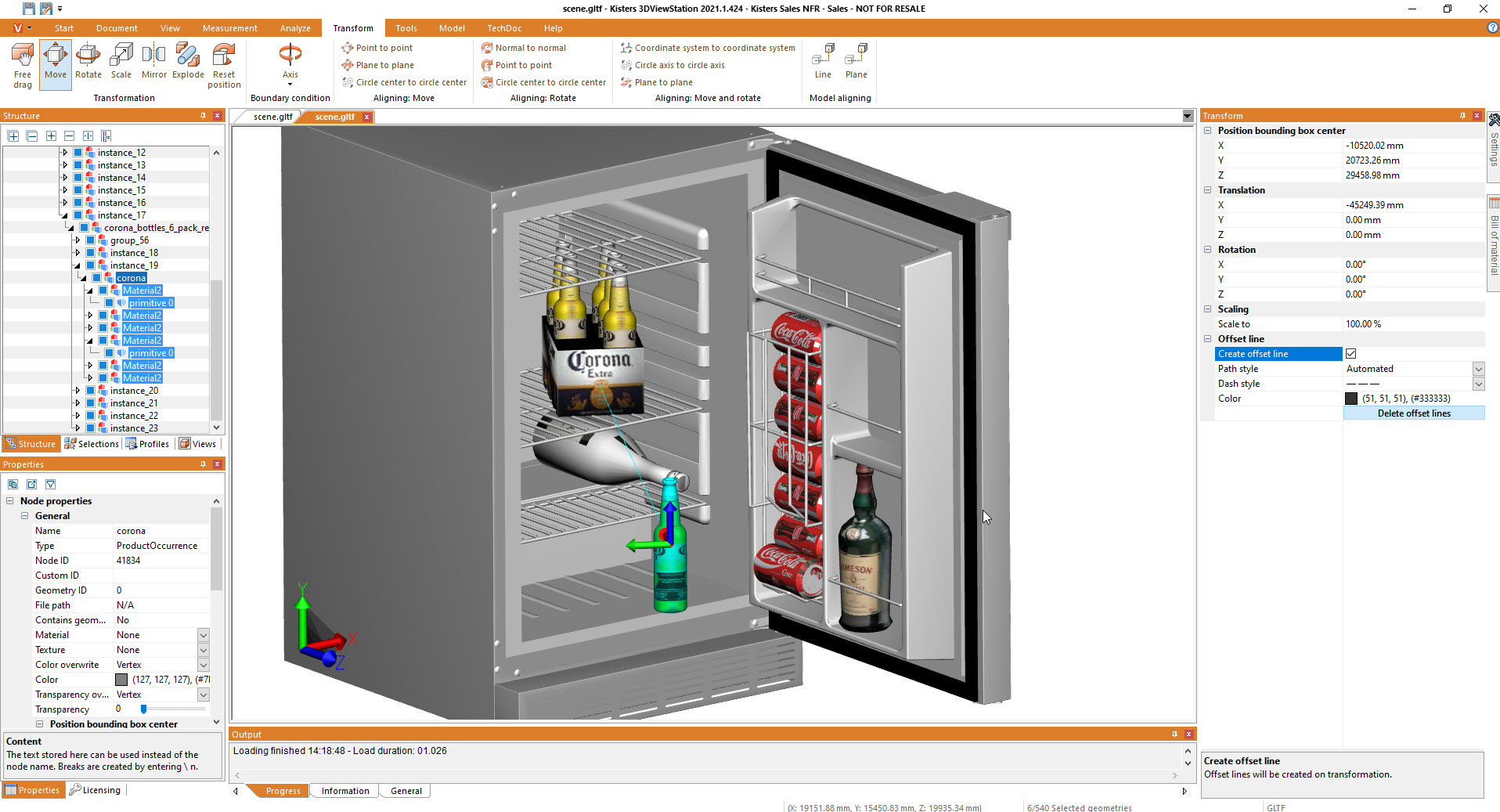 gltf viewer fridge