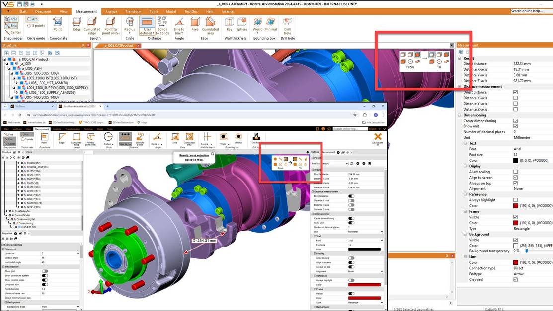 Dimensioning overlay expert tool