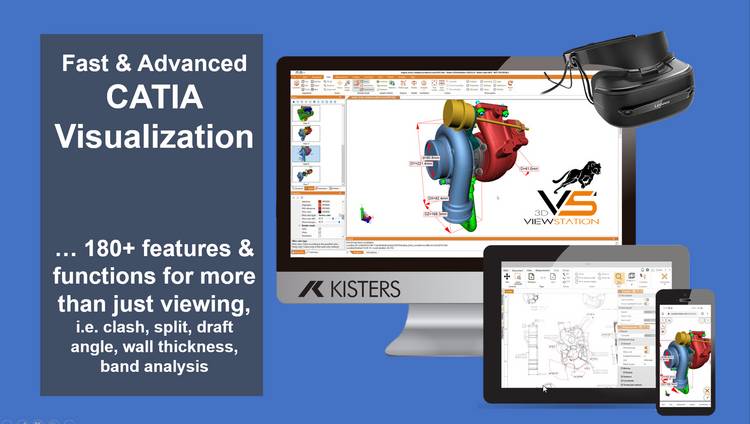 Kisters 3DViewStation: CATIA Viewer