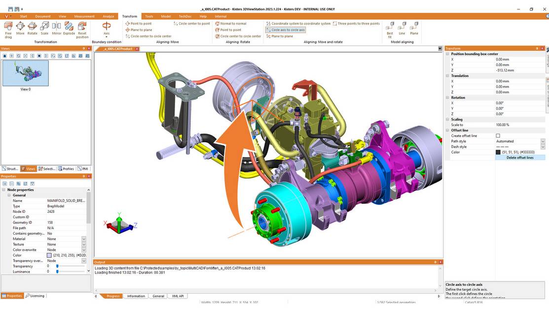 3DViewStation Transformation Preview