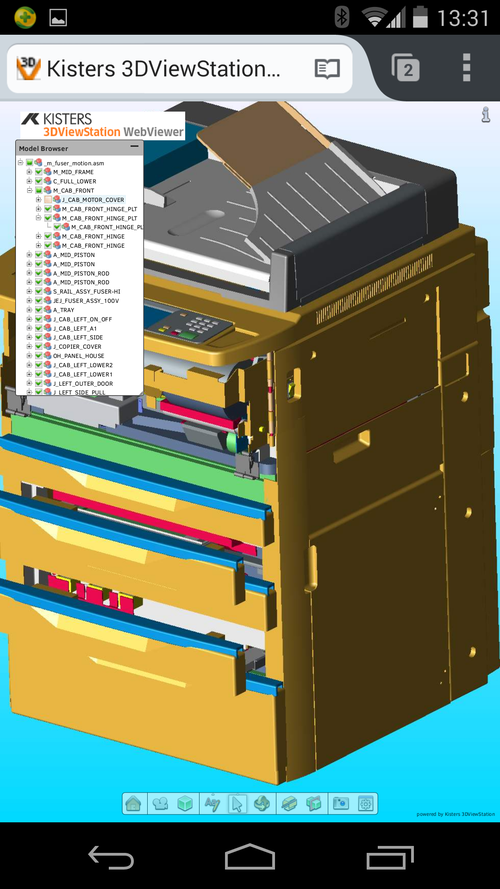 3D CAD viewer for mobile users: KISTERS 3DViewStation on tablet-PCs and ...