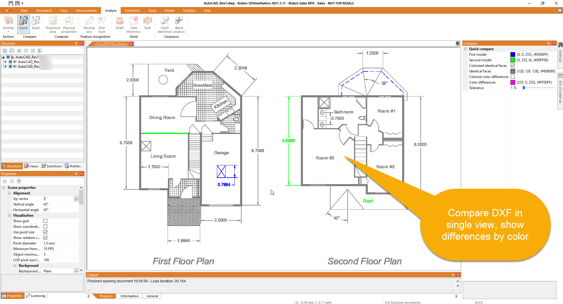 BIM viewer compare drawings