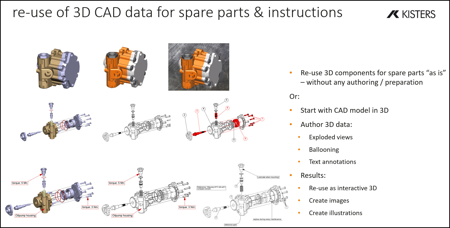 Spare parts and technical documentation for automotive, Kisters 3DViewStation